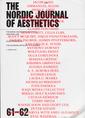 The Nordic Journal of Aesthetics - No. 61–62